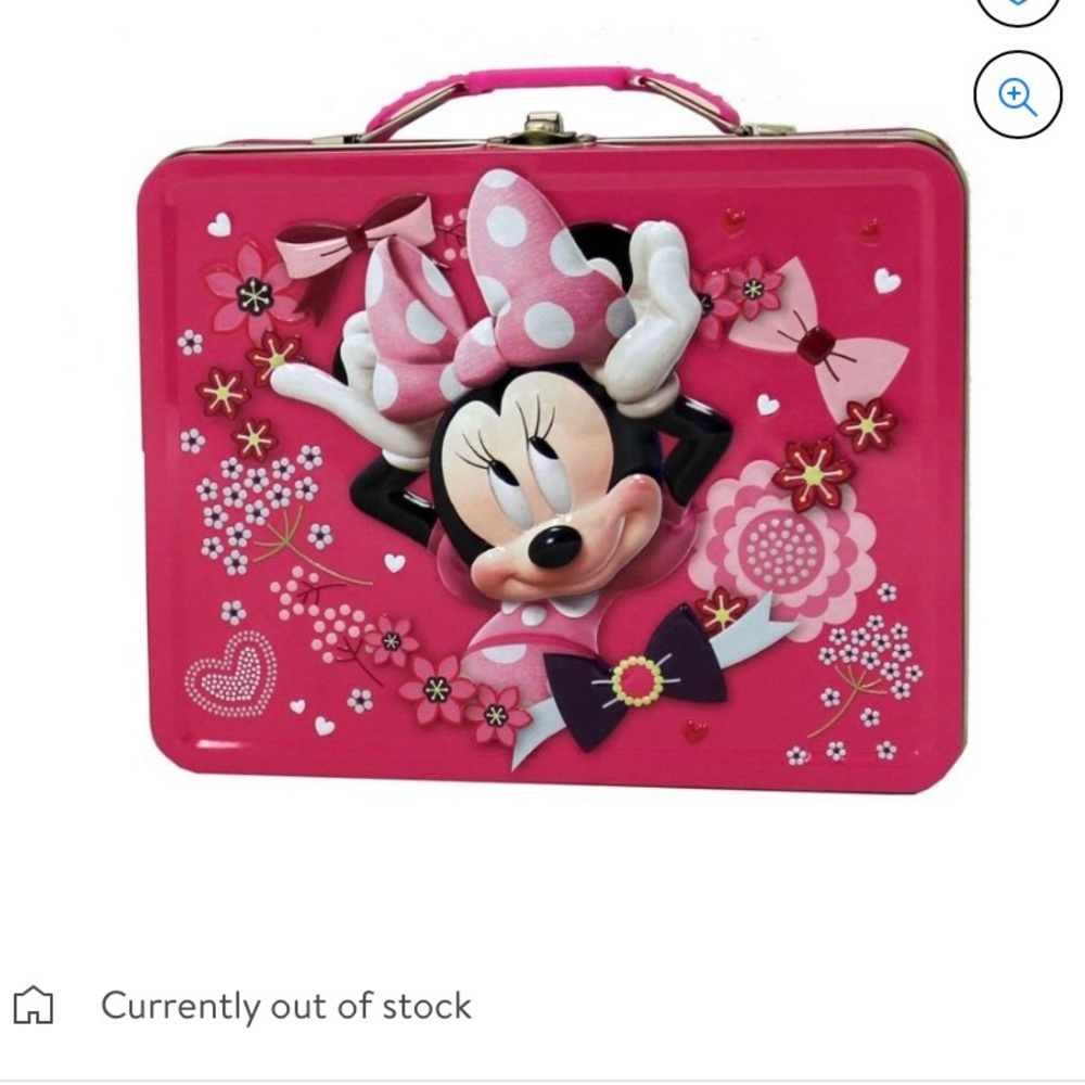 Classic vintage Minnie Mouse lunchbox